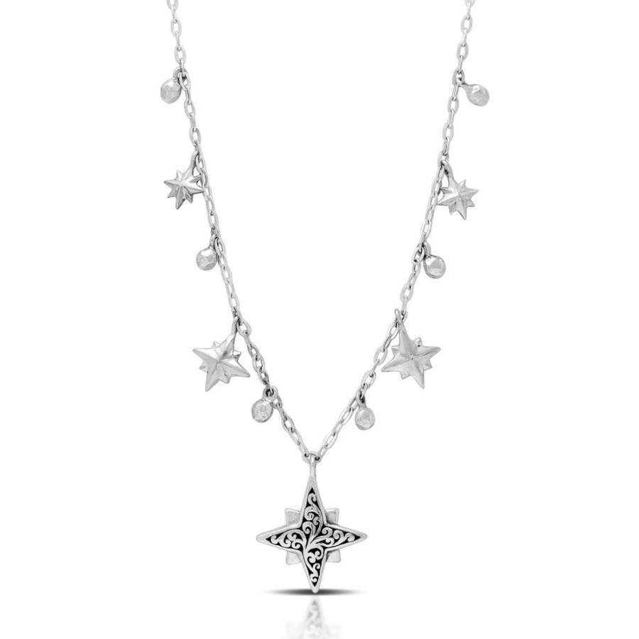 Women Lois Hill | Lh Scroll Star Bright Pendant And Star Bright Dangle Necklace