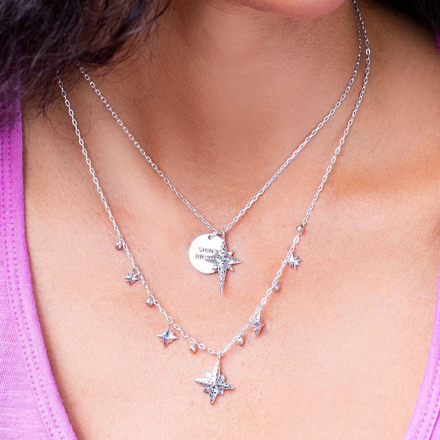 Women Lois Hill | Lh Scroll Star Bright Pendant And Star Bright Dangle Necklace